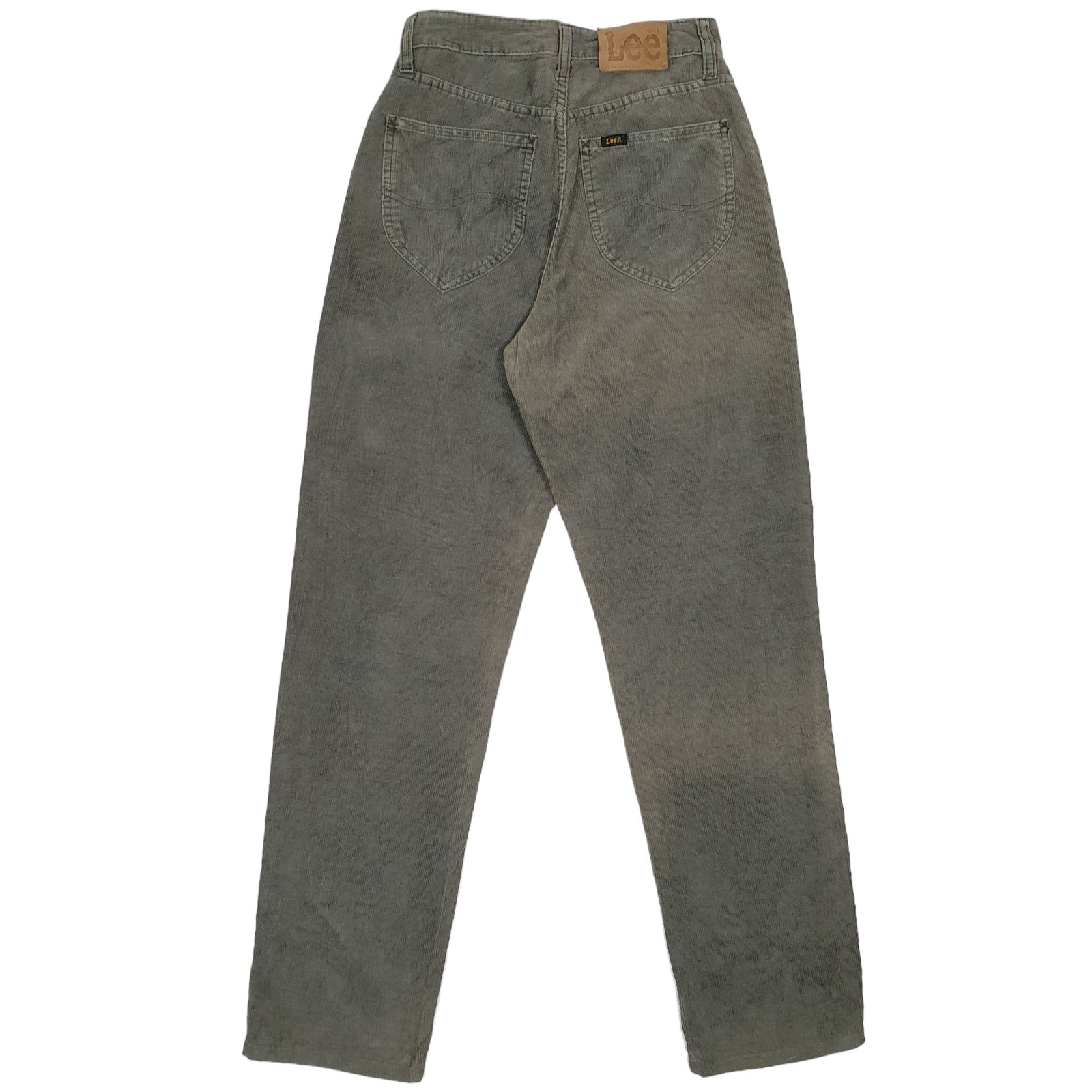 LEE Corduroy Trousers Cord Jeans Cotton Green Mens W26 L32 image 3