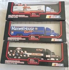 Vintage LOT OF 3 Racing Champions Racing Team Transporter 1/64 Scale. NOB 
