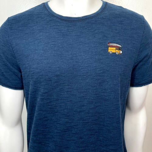 Hollister California Mens Blue Short Sleeve Regular Crew Neck T-Shirt Size XL - Picture 4 of 5