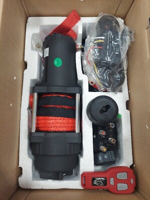 4500LB All Balls Expedition Winch - Synthetic Rope - 431-01026