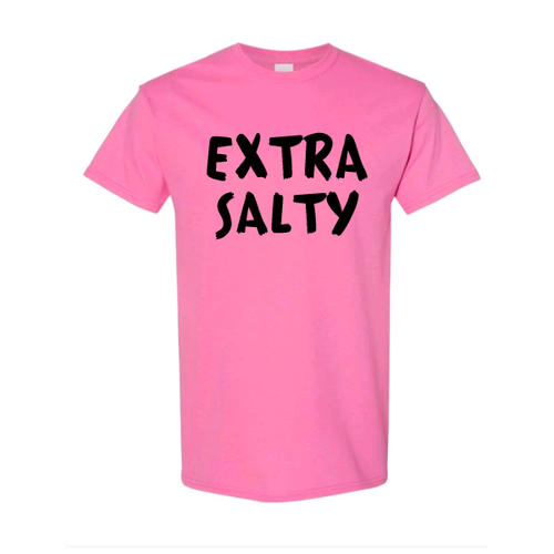 Extra Salty T Shirt Adult Teen Short Sleeve Funny - Picture 3 of 17
