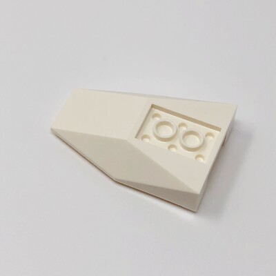4856b LEGO Parts Wedge 6x4 Inverted w/ Connections between Studs WHITE (1)