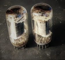 2 GE 6JB5 6HE5 6JC5 Beam Power Tubes Tested Free Shipping