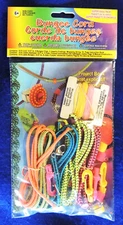 Bungee Cord Kit with Craft Project Book Pepperell Braiding Company Bright Colors