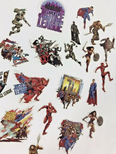 120pc DC Justice League Superman Batman Micro Sticker Pack Book Pad - Picture 7 of 9