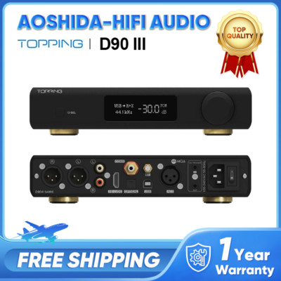TOPPING D90 III Sabre ESS9039SPRO*2 Support LDAC Decoder Or Topping E30II+L30II