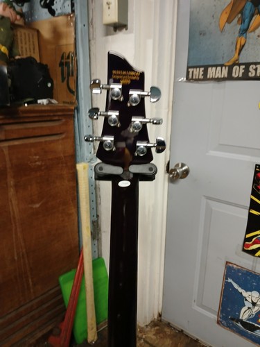 Firefly V guitar--new LUTHIER SET UP w/extras Beautiful blue-sold out nationwide - Picture 4 of 8