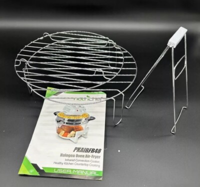 Nutrichef Air Healthy Food Fryer Model # PKAIRFR48 Food Rack & Tong