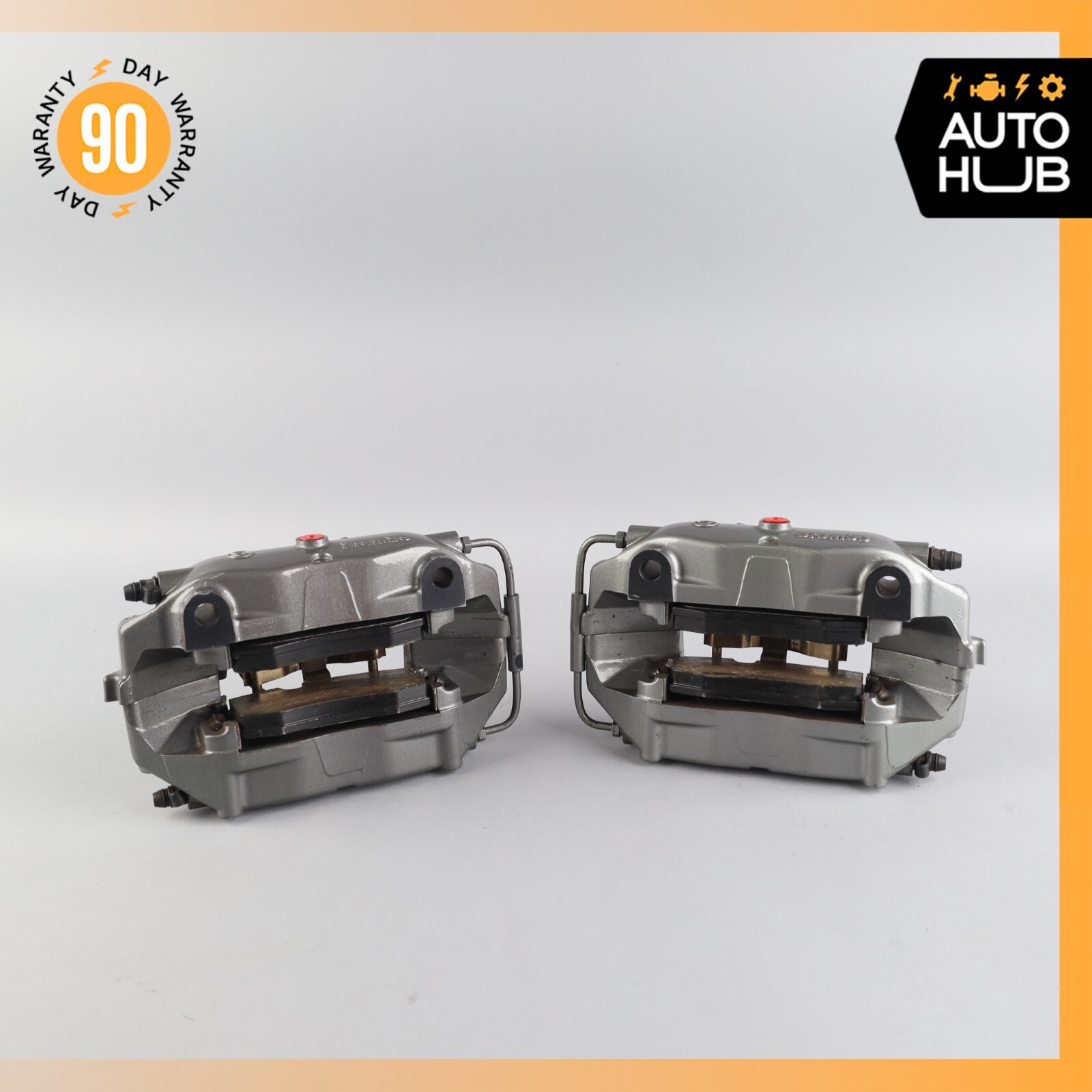07-18 Maserati Granturismo Rear Left & Right Brake Caliper Calipers Set OEM