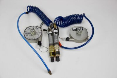 2x Cleco Pneumatik Schrauber 4RSA 10BQ + Bittler und Techna Balancer #526