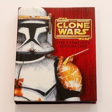 Star Wars: The Clone Wars - Complete Season 1 One - 3 Disc Blu Ray Set Digibook