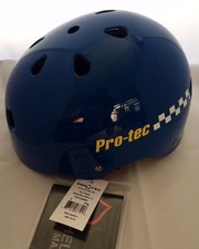 Pro-Tek Classic Skate Retro Helmet - Gloss Blue small/54-56 cm