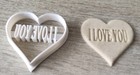 Valentine's Day Cookie Cutter and Embosser Stamp - Express Love with Heart-shape