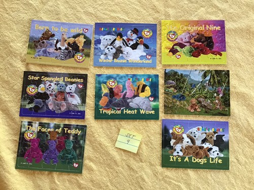 TY BEANIE BABIES Puzzle Cards Rare Limited Edition Set of 8 - Picture 2 of 4