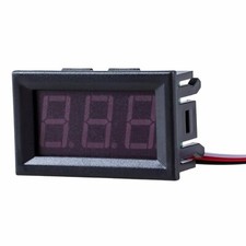 Mini voltmeter tester Digital voltage test battery DC 0-30V red auto car