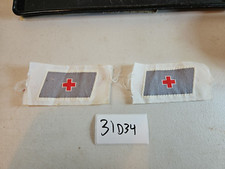 rare 2 Deutsches Rotes Kreuz DRK German Red Cross  Patch Ww2 31D34 Gebirgsjager