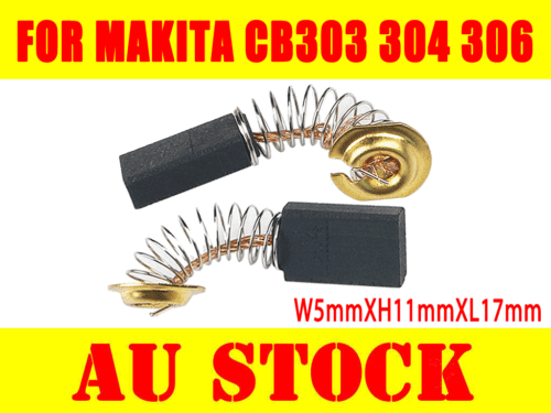 Cepillos de carbono para taladro Makia CB303 CB304 5703R 5806B HM1100 9541 9542 - Imagen 2 de 3