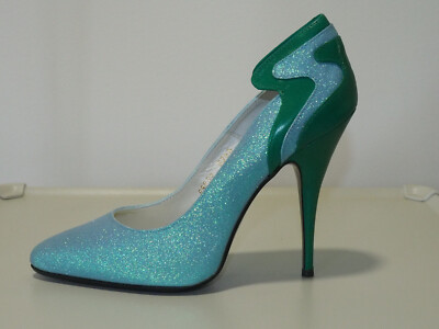NEU, High Heel Pumps, Gr. 36, grün,  Absatz ca. 11 cm