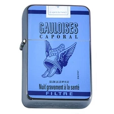 Vintage French Classic Caporal Cigarette Oil Lighter