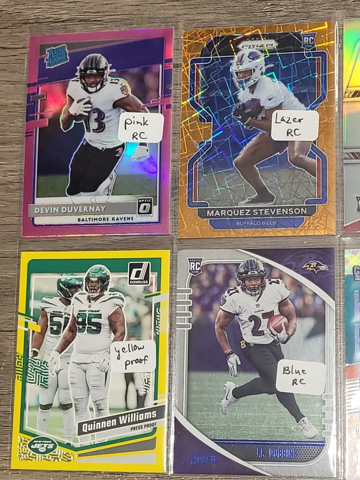 NFL LOT OF 40 CARDS AUTO JERSEY PATCH RC SP PRIZM SERIAL d /25 /49