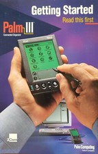Palm III Connected Organizer - Getting Started Read This First Booklet - LikeNew