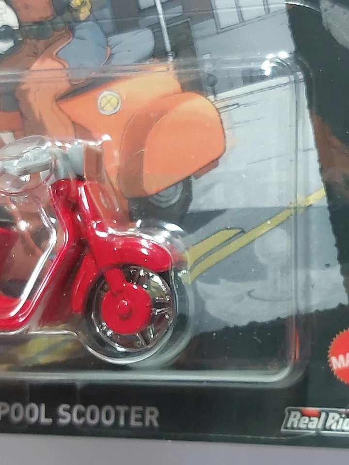 Hot Wheels 1/64 🇨🇵 marvel deadpool scooter - Photo 2/4
