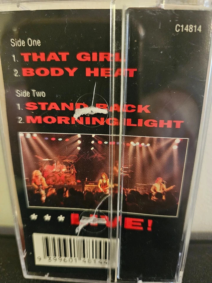 ROXUS Live! 1990 CASSETTE TAPE EP GLAM/HAIR METAL HARD ROCK RARE - Image 4 of 4