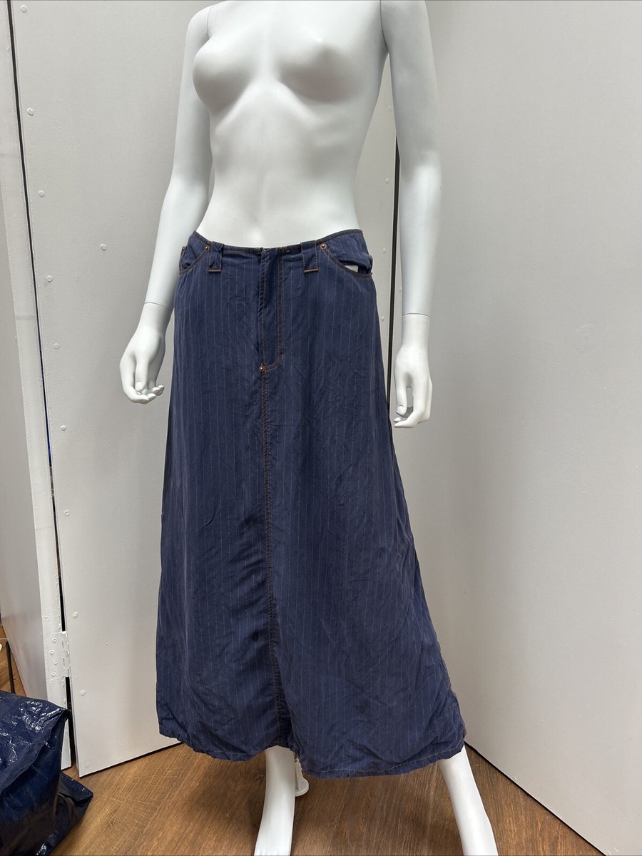 Jean-Paul Gaultier Long Pinstripe Skirt