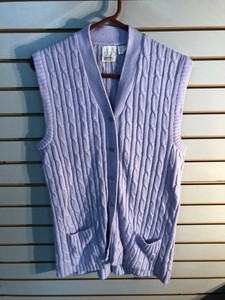 purple sweater vest womens