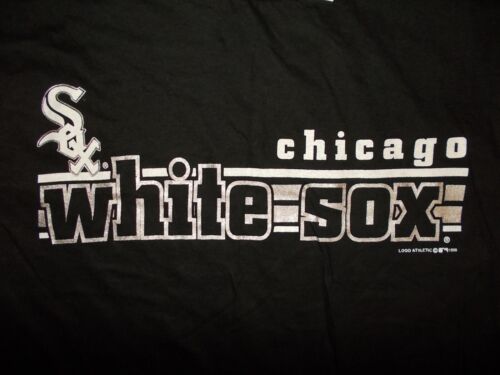 NEU Vintage Shirt Chicago White Sox (M) Logo Athletic 1999 TOP!!! MLB schwarz - Bild 3 von 8