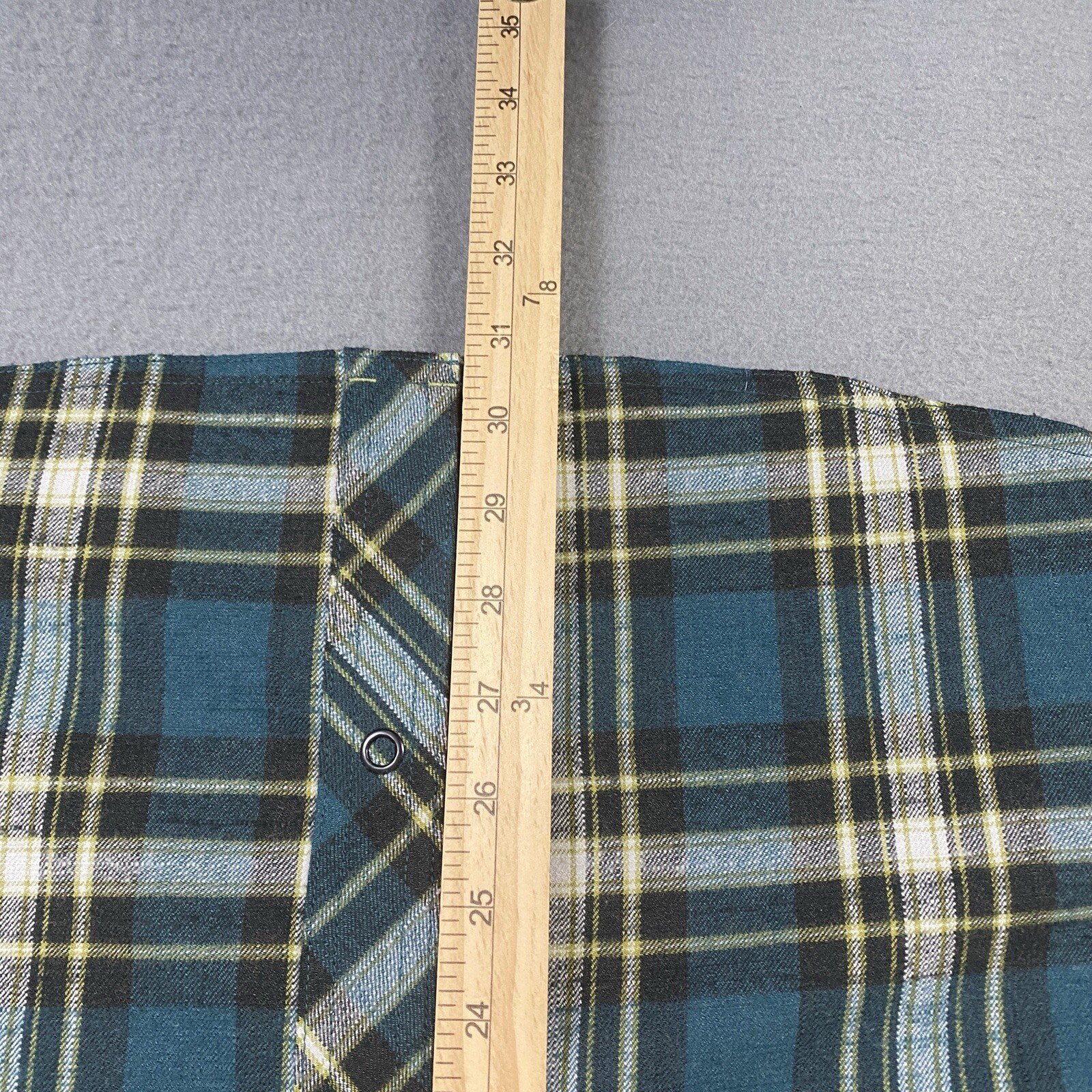 LL Bean Performance Flannel Snap Button Wool Poly… - image 9