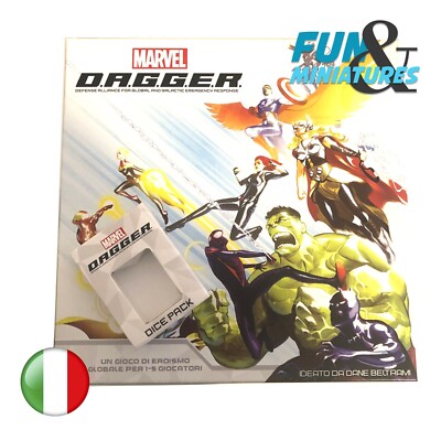 MARVEL DAGGER gioco da tavolo + DADI PROMO  ITA - COME NUOVO - IMBUSTATO