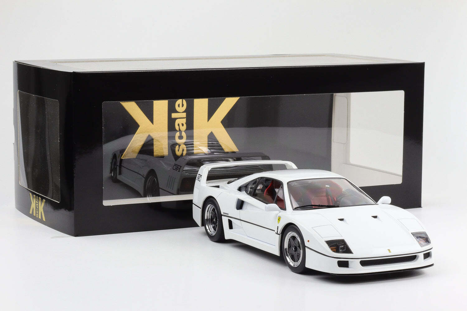1:18 Ferrari F40 1988 Sultan Of Brunei White 1:18 KK-Scale Diecast