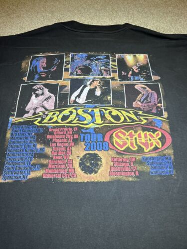 Forever 21 Boston U.S. Tour 1987 Women's Double Sided T-Shirt Size 1x 