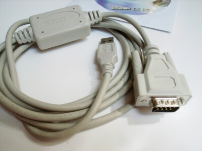 Serieller Adapter USB DB9 Serial cable 6ft double shielded 180cm Kabel