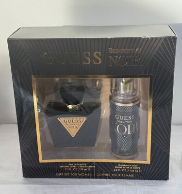 SEDUCTIVE NOIR by Guess | Women's 2 Pc Gift Set: 2.5 Eau de Toilette+4.2 B.Mist