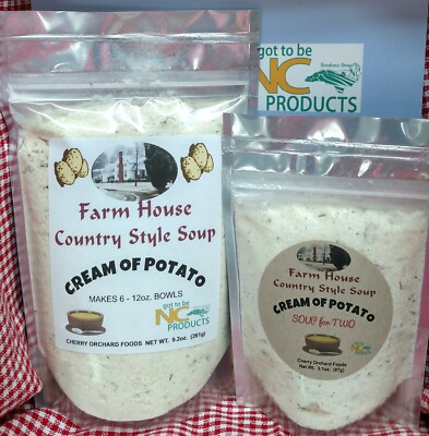 Cream of Potato Soup Mix, Family size or Soup for Two size