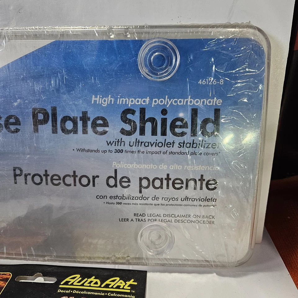 Lote de 2 calcomanías adhesivas Ford llama croma auto arte campana cubierta de matrícula Foto 4 de 4
