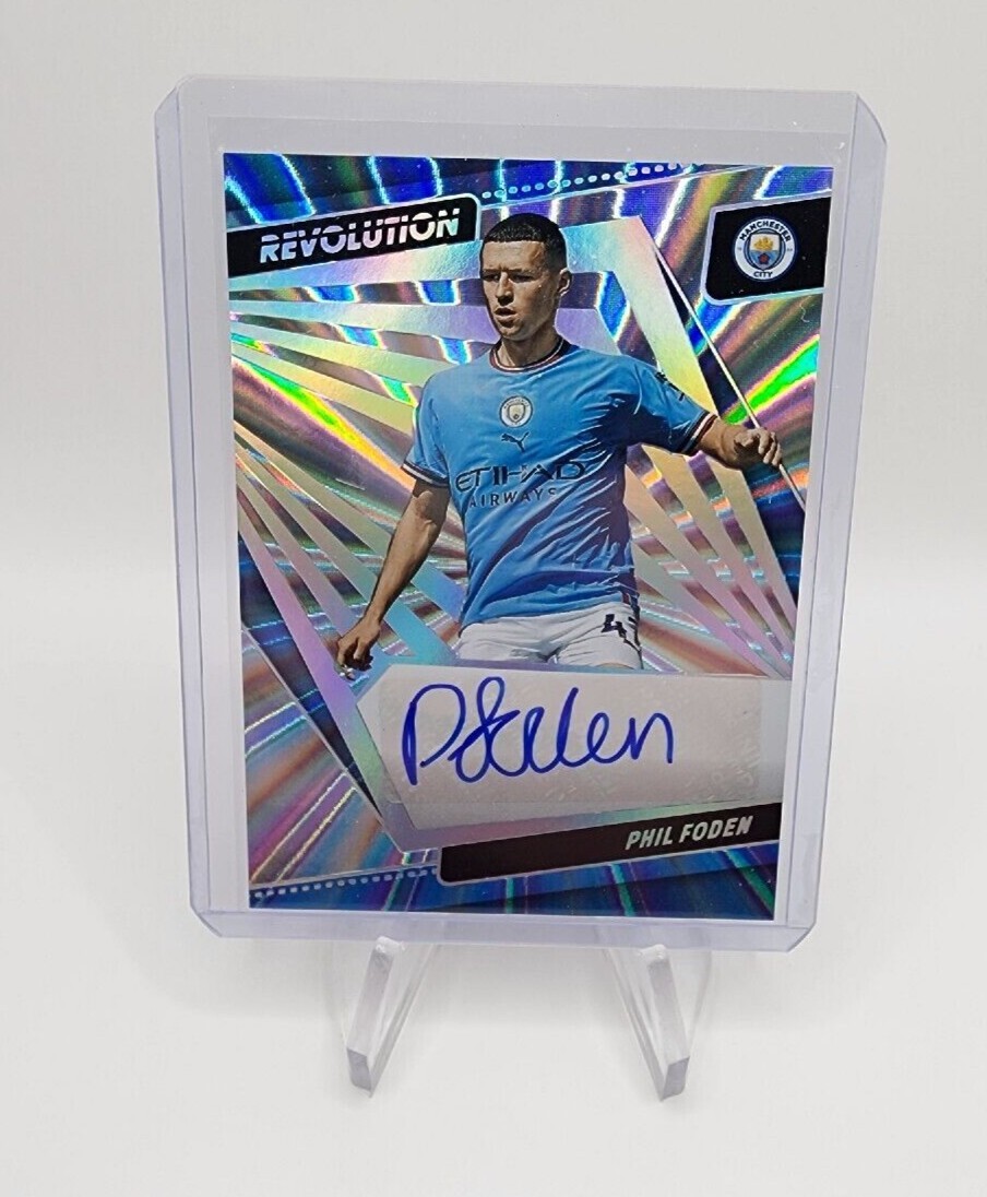 2022-23 Panini Revolution Soccer - Phil Foden Sunburst SSP Auto 