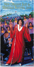 SOLD OUT - 2003 New Orleans Jazz Poster with Mahalia Jackson