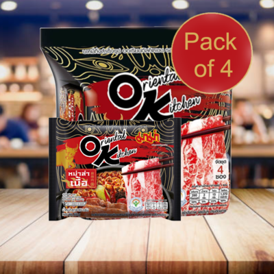 ♡Ma-mama♡即購入OK！！ 4x85g) MAMA Oriental Kitchen OK Thai Instant Noodles Spicy Mala