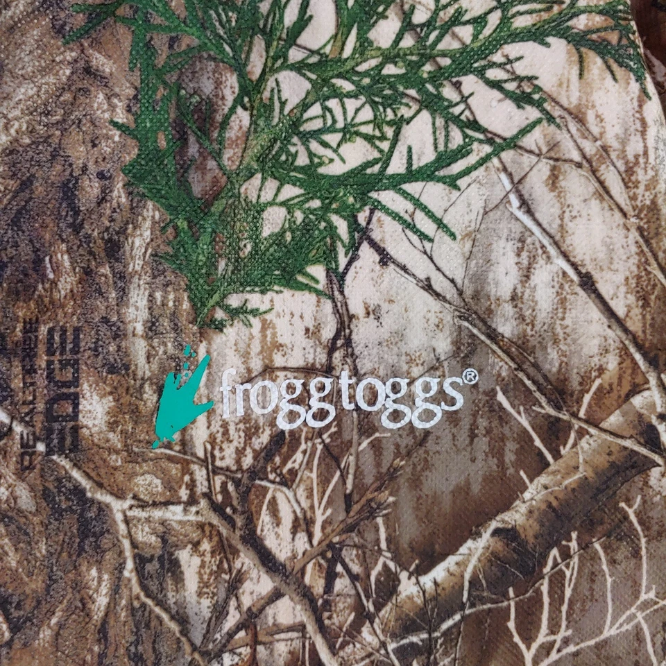 Frogg Toggs Jacket Pants M/L Mens Camo 2 Piece Bow Gun Hunting Realtree Edge - Image 3 of 4