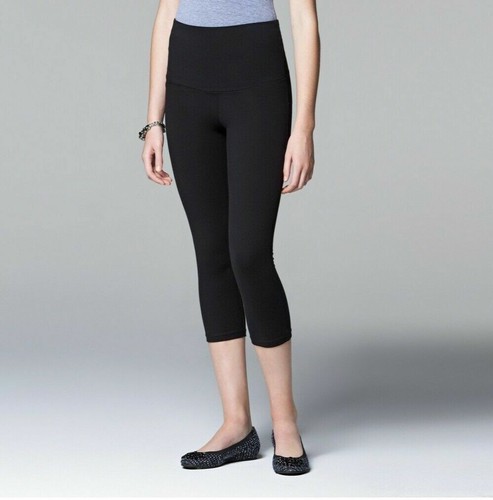 Simply Vera Vera Wang VW2327 High-Waist Shaping Capri Leggings size S or M  (B161 | eBay