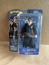BendyFigs Wizarding World: HARRY POTTER 7" Toyllectible Figure w stand NOS read