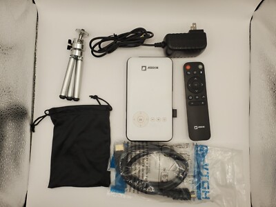 Aodin Smart Portable Projector 1080 Ultra Hd T88 Color White. | eBay