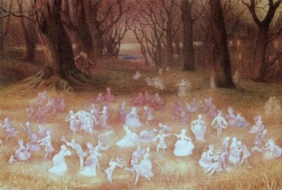 Richard Doyle 1865 Art Print   Victorian Fairy Art Gothic Fantasy Woodland Décor