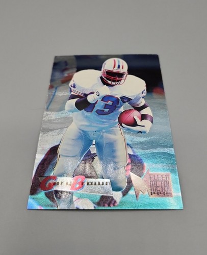 1995 Metal Football Card #74 Gary Brown Fleer - Picture 3 of 3
