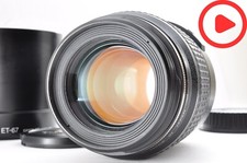 Canon EF 100mm F/2.8 Macro USM Prime Lens from Japan Near Mint W/Hood 90347