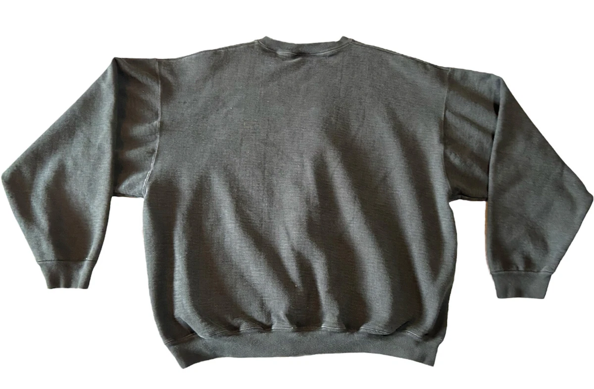 Vintage Black Sweatshirt Fruit Of The Loom Super Cotton Men s