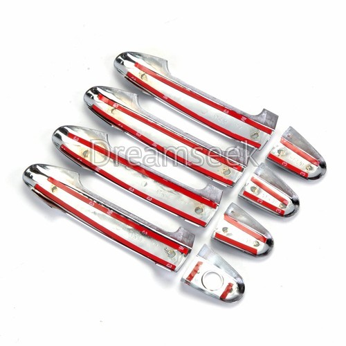 Door Handle Cover For Hyundai Santa Fe CM SE GLS 2007-2012 Chrome Moulding Trim - Picture 6 of 6